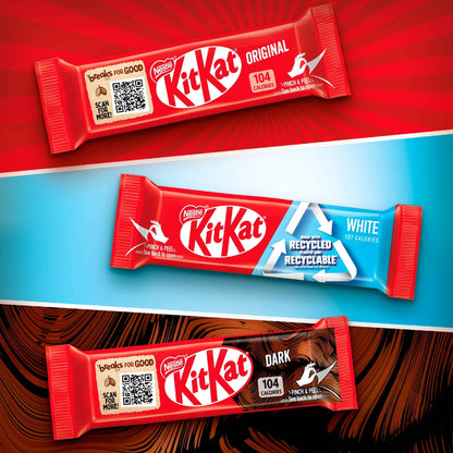 2 Finger Milk Chocolate Biscuit Bars by KITKAT