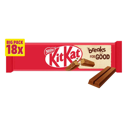 2 Finger Milk Chocolate Biscuit Bars by KITKAT