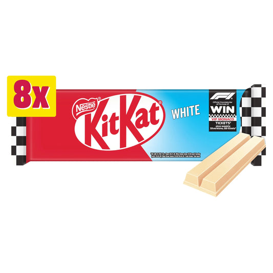 2 Finger White Biscuit Bars 8 Pack by KITKAT