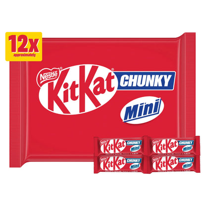 Chunky Mini Milk Chocolate Bars 12 by KITKAT