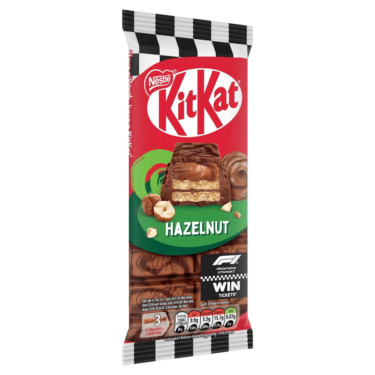 Hazelnut Chocolate Sharing Bar 99g by KITKAT