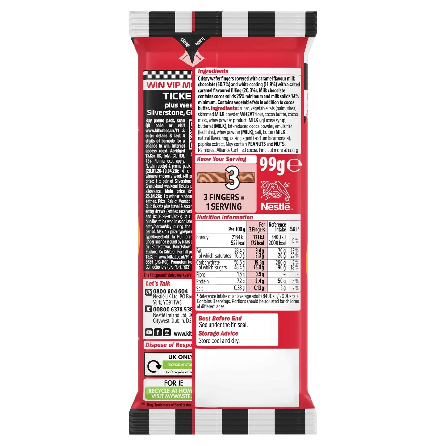 Salted Caramel Chocolate Sharing Bar by KITKAT