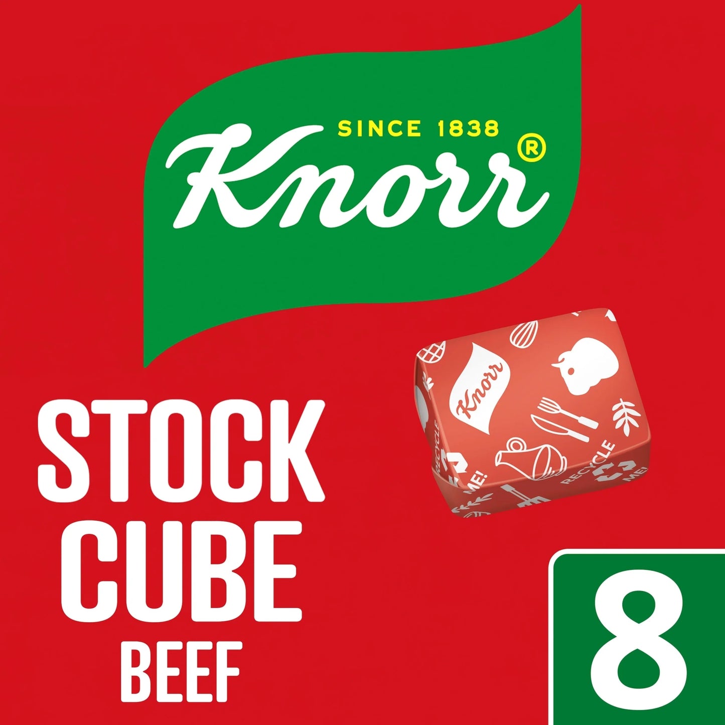 Beef Stock Cubes 8x10g by Knorr