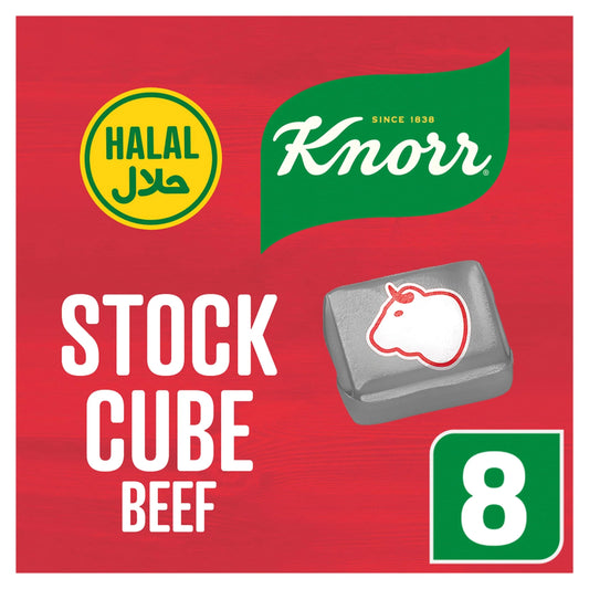 Bouillon Cubes Beef Flavour 8x9g by Knorr