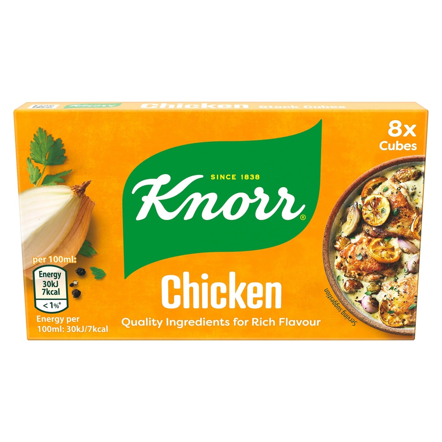 Chicken Stock Cubes 8 X 10g by Knorr