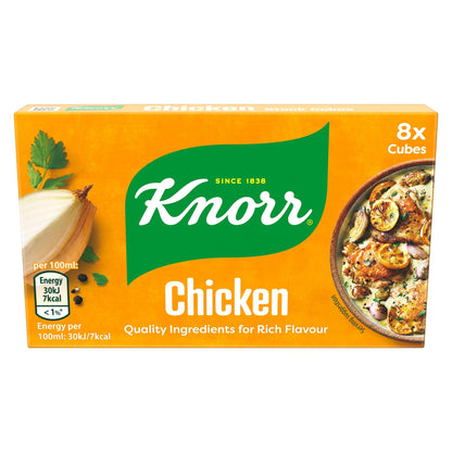 Chicken Stock Cubes 8 X 10g by Knorr