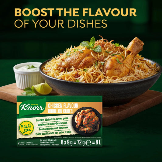 Ckn Bouillon Stock Cubes 8 Pk 72g by Knorr