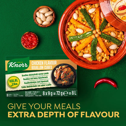 Ckn Bouillon Stock Cubes 8 Pk 72g by Knorr