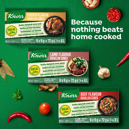 Lamb Bouillon Stock Cubes 8 Pk 72g by Knorr