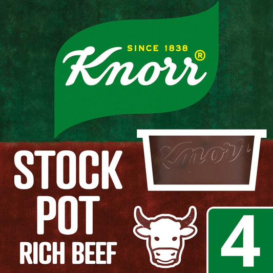 Rich Beef Stock Pot 4 X 28g by Knorr
