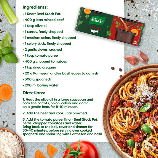 Rich Beef Stock Pot 4 X 28g by Knorr