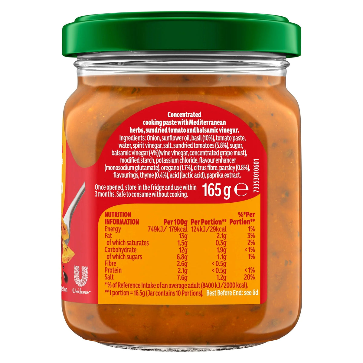 Sundried Tomato & Herbs Cooking Paste by Knorr