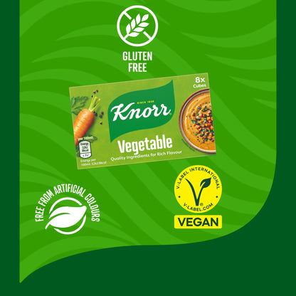 Vegetable Stock Cubes 200g by Knorr at The British Vault
