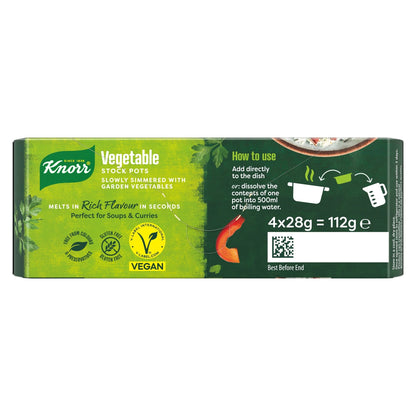 Vegetable Stock Pot 4x28g by Knorr