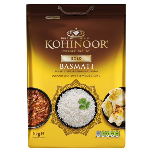 Gold Basmati Rice 5kg by KOHINOOR