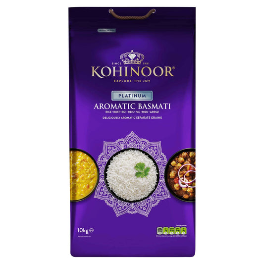 Platinum Basmati Rice 10kg by KOHINOOR