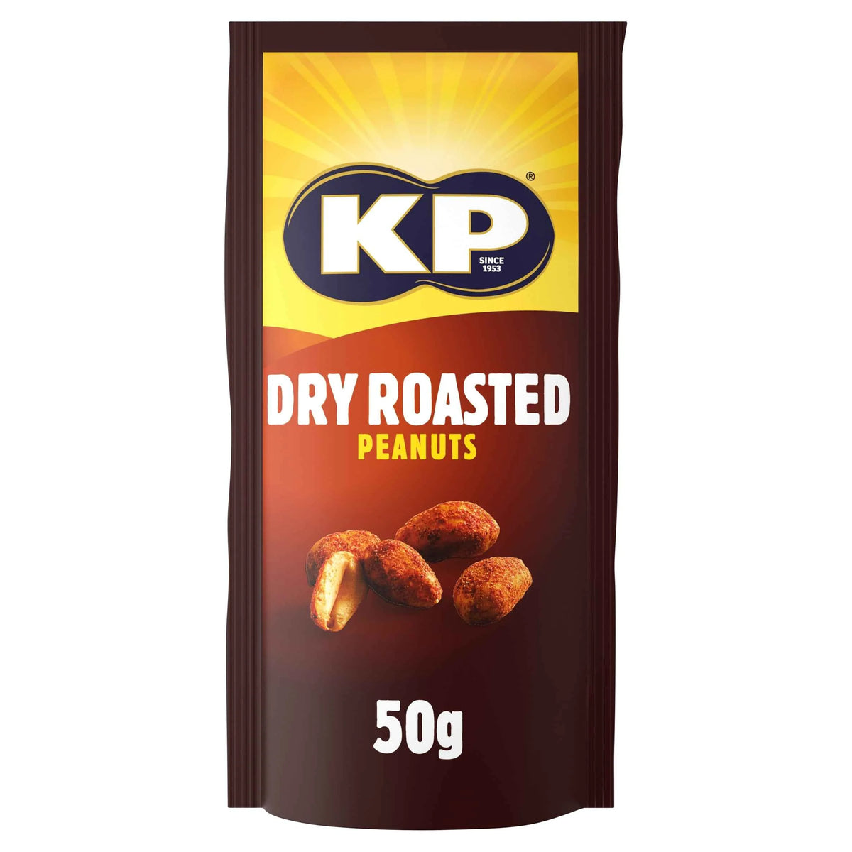 Dry Roasted Peanuts 50g by KP
