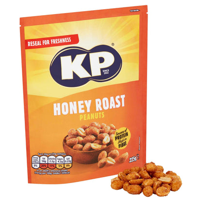 Honey Roast Peanuts 225g by KP