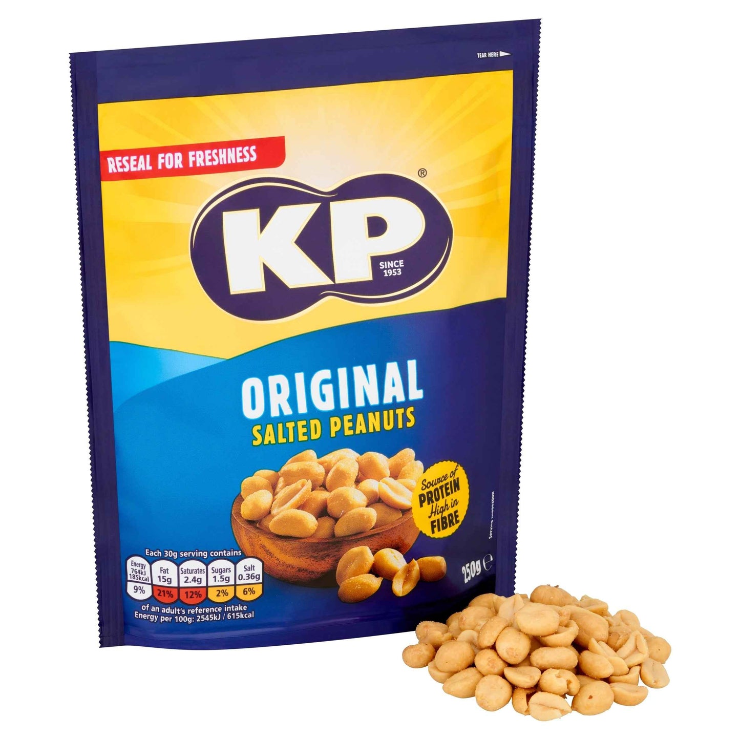 Original Salted Peanuts 250g by KP