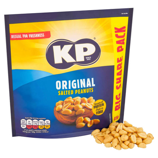 Original Salted Peanuts 415g by KP