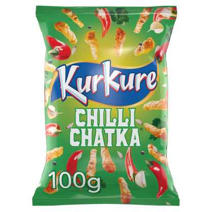 Chilli Chatka Sharing Bag Crisps 100g by KURKURE