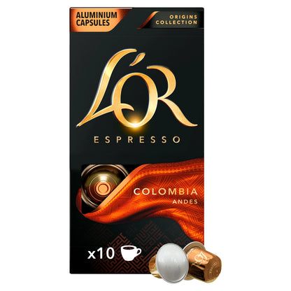 . 10 Colombia Coffee Capsules 52g by L'OR