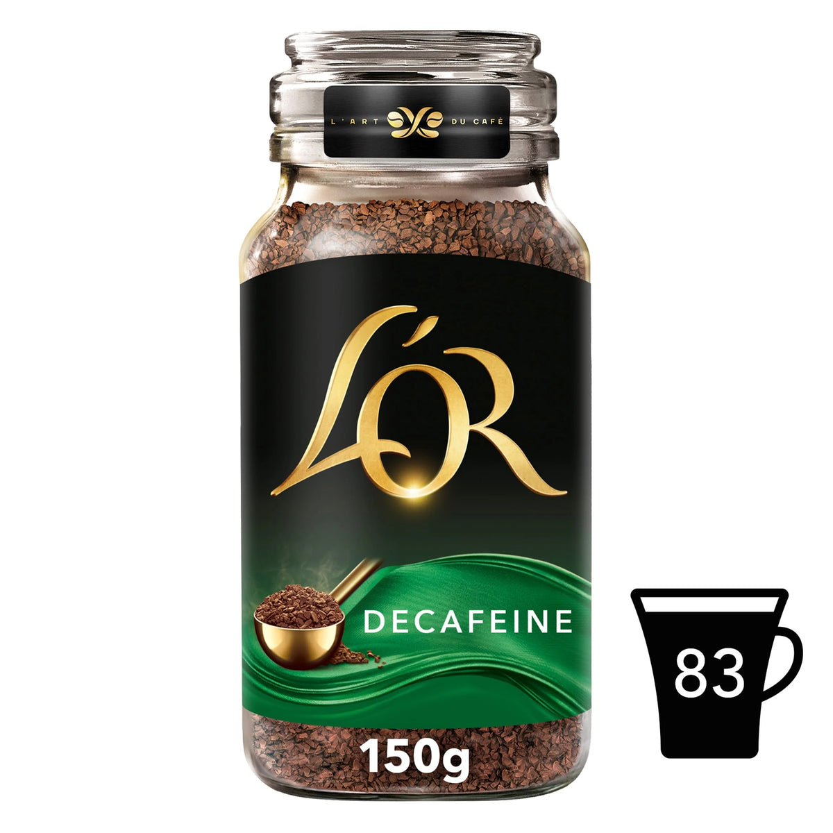 . Decafeine Instant Coffee 150g by L'OR
