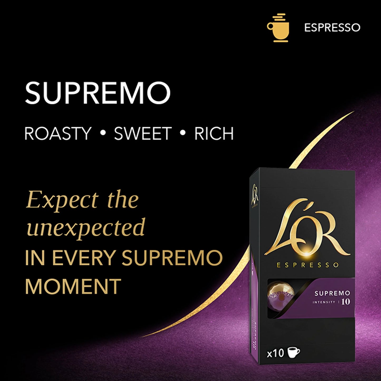L’or Espresso Supremo 10 Capsules 52g by L'OR