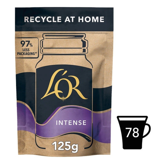 L'or. Intense Paper Refill Instant Coffee 125g by LOR