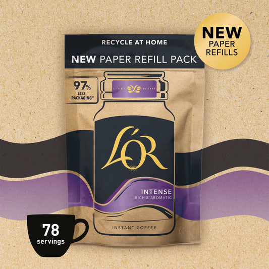 L'or. Intense Paper Refill Instant Coffee 125g by LOR