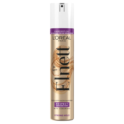 L'oreal Elnett Damaged Strong Hold Hair Spray by L'ORÉAL