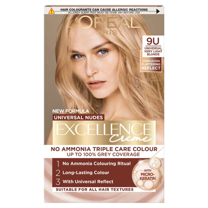 L'oreal Paris Excellence Universal Nudes 9u Very Light Blonde by