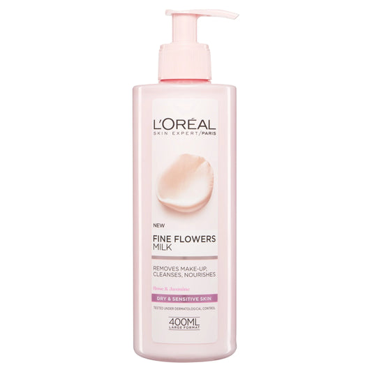 L'oreal Paris Flowers Cleansing Milk Dry by DERMO EXPERTISE