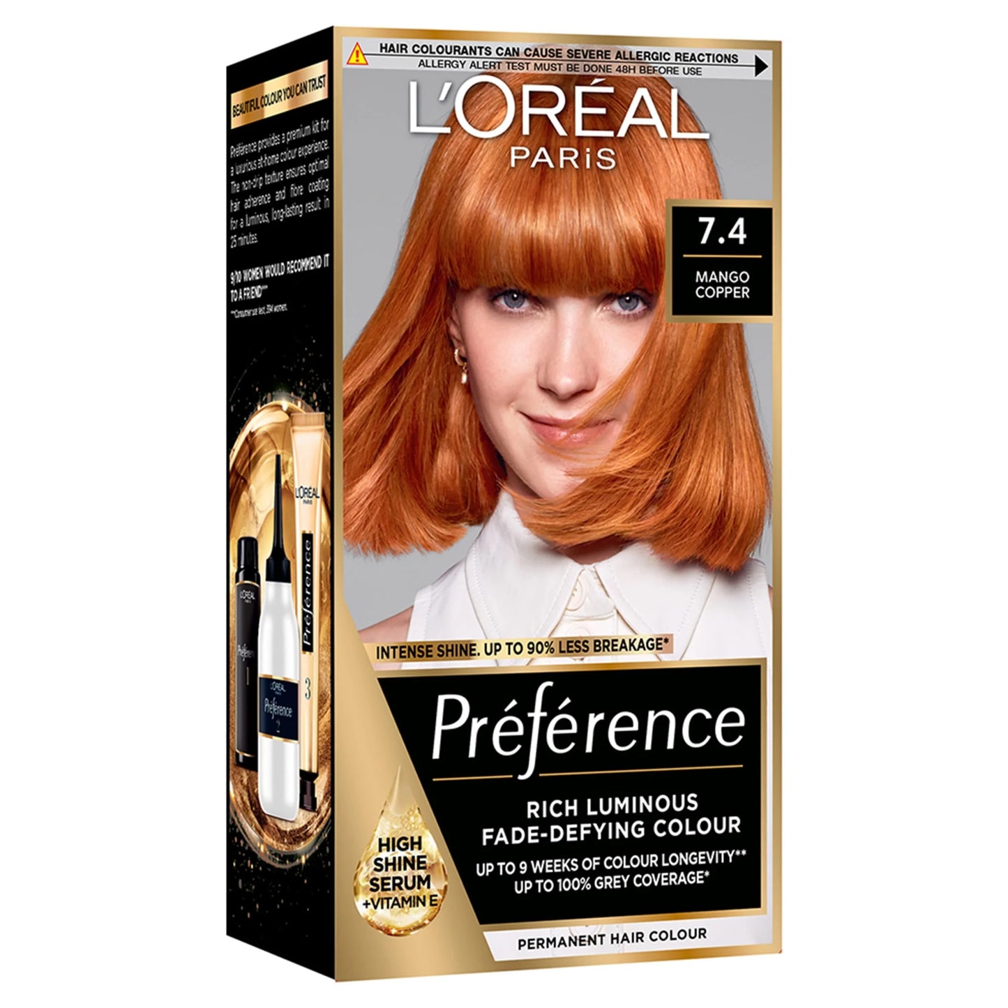 L'oreal Paris Preference 74 Dublin Mango Copper Permanent Hair Dye by