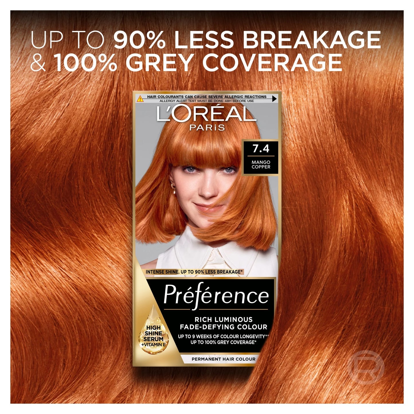 L'oreal Paris Preference 74 Dublin Mango Copper Permanent Hair Dye by