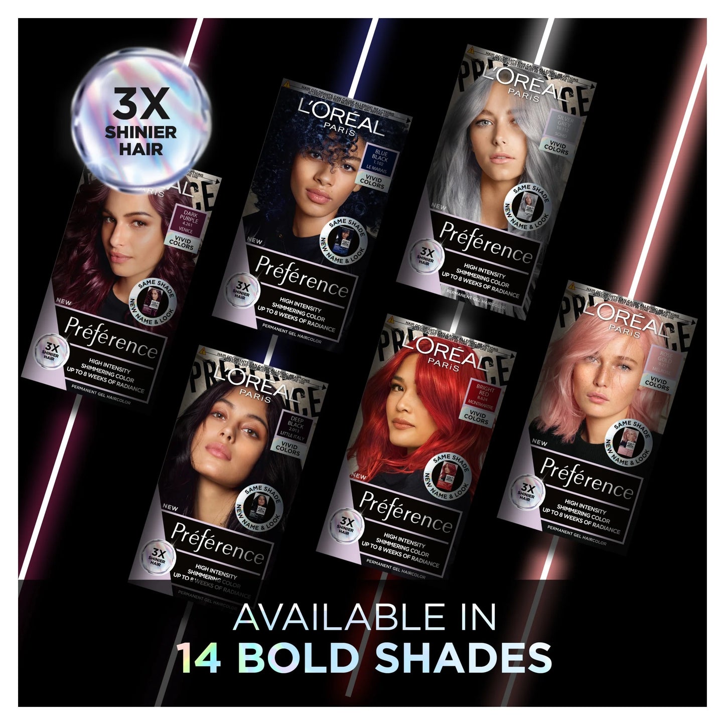 L'oreal Paris Preference Vivids 8.624 Bright Red Permanent Hair Dye UK