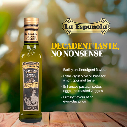 Olive Oil Flavoured With White by LA ESPANOLA