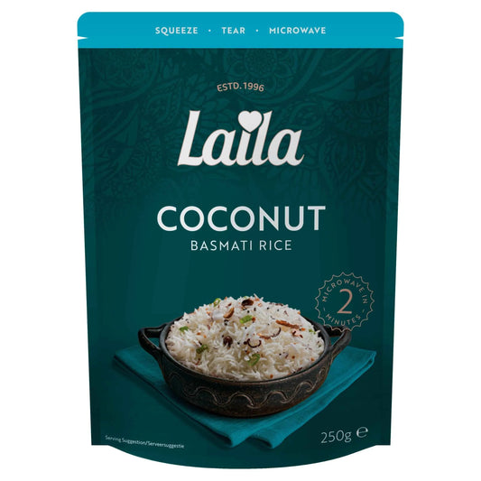 Coconut Microwave Rice 250g by LAILA