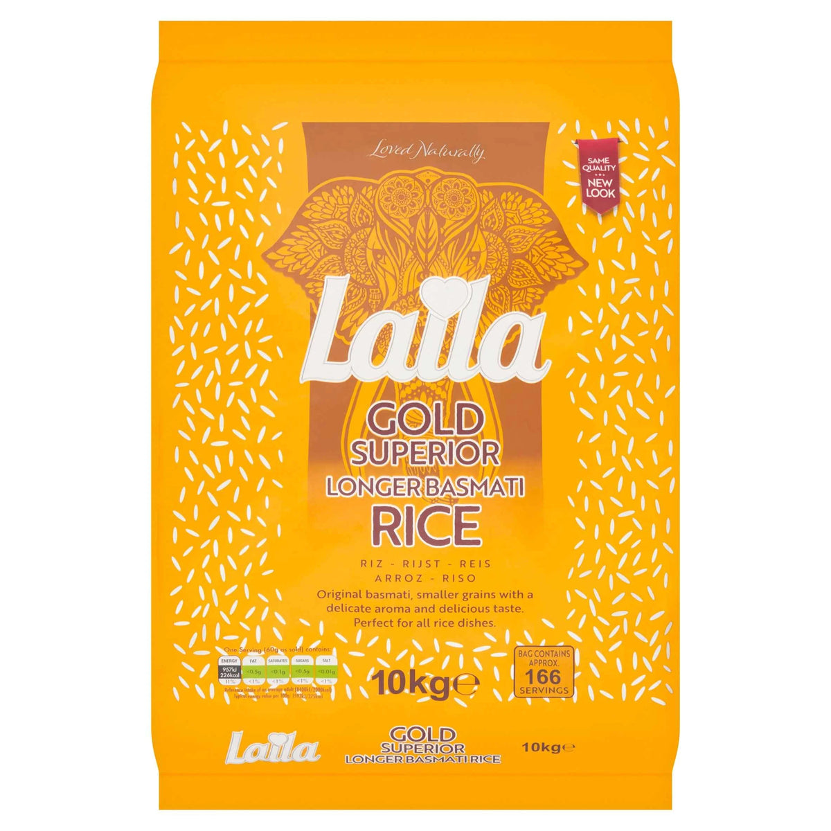 Gold Basmati Rice 10kg by LAILA