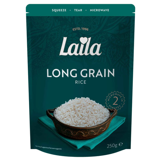 Long Grain Microwave Rice 250g by LAILA
