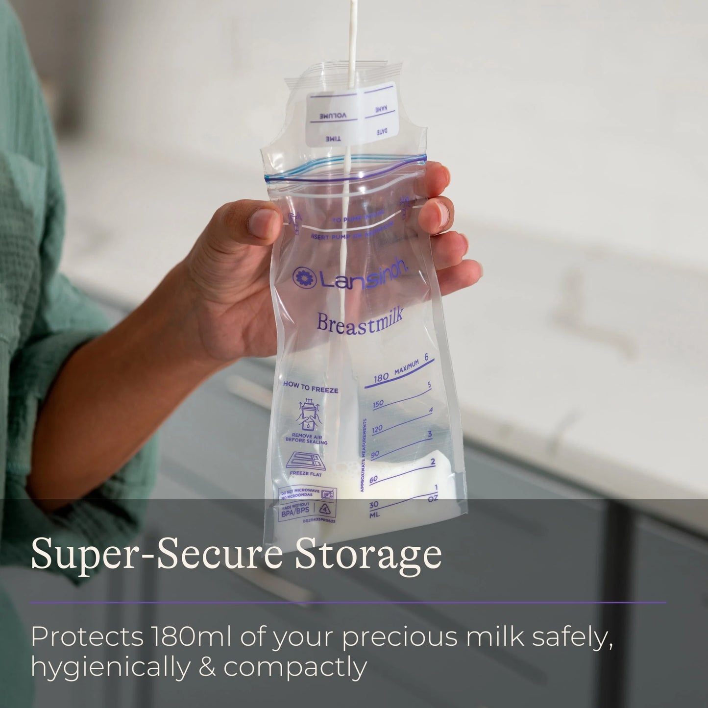 Breastmilk Storage Bags 25 Pack by LANSINOH