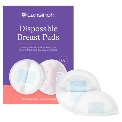Ultra Thin Nursing Pads X60 by LANSINOH
