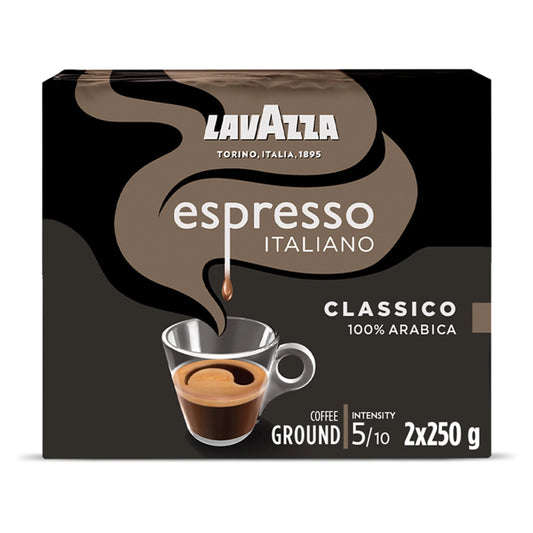 Espresso Ground Coffee 2x250g by LAVAZZA