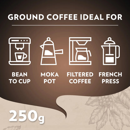 Espresso Ground Coffee 2x250g by LAVAZZA