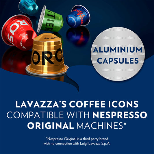 Qualità Rossa Ground Coffee Capsules by LAVAZZA