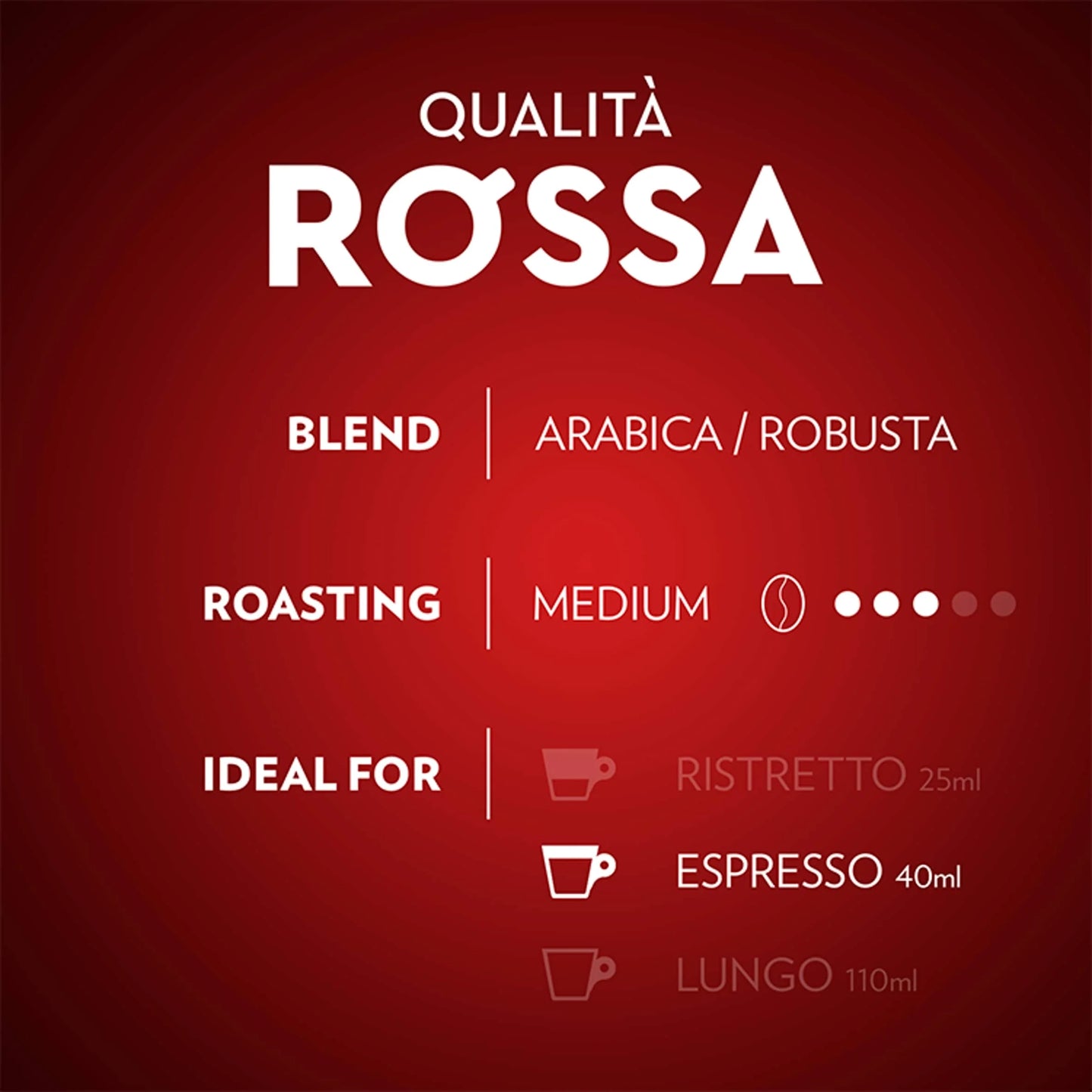 Qualità Rossa Nespresso Pod 30s 171g by LAVAZZA