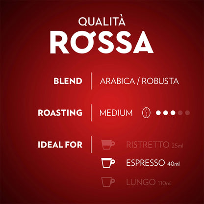 Qualità Rossa Nespresso Pod 30s 171g by LAVAZZA