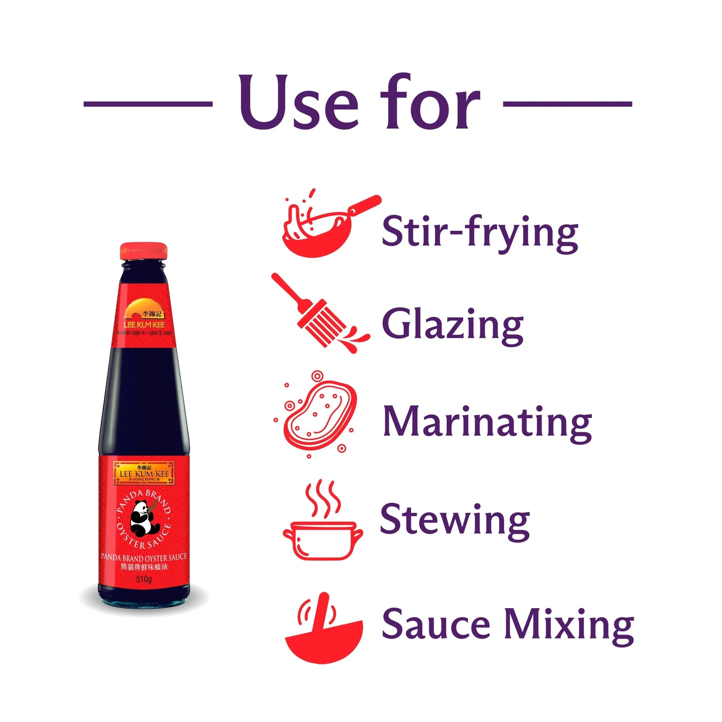 Panda Oyster Sauce 510g by LEE KUM KEE