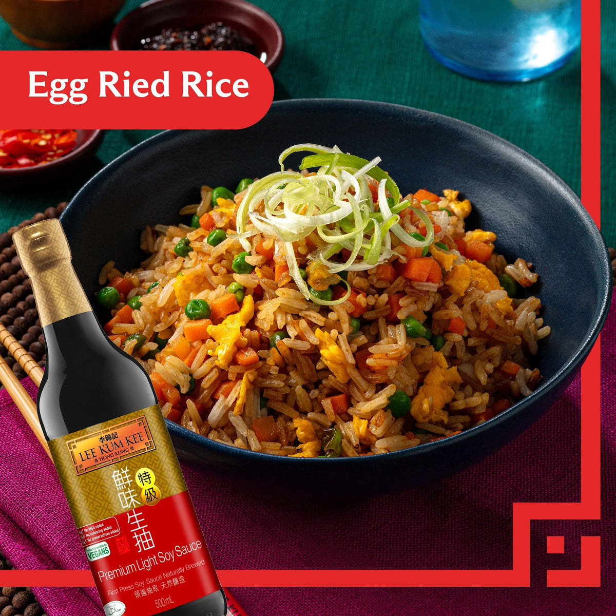 Premium Light Soy Sauce 500ml by LEE KUM KEE