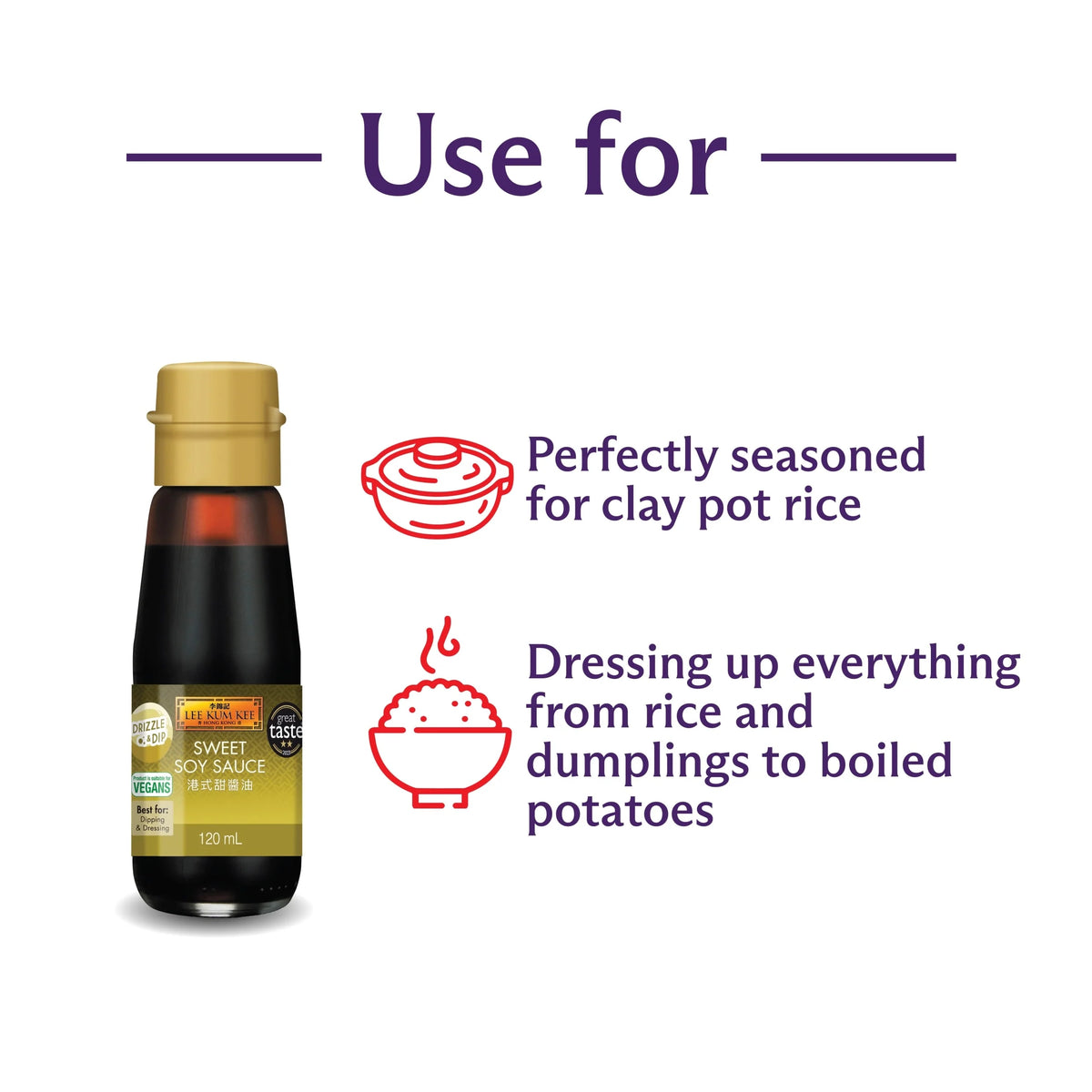 Sweet Soy Sauce 120ml by LEE KUM KEE